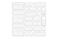 25 Piece Clear Drawer Organiser Set