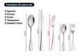30 Piece Stainless Steel Cutlery Set