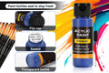 52 Piece Acrylic Paint Set with Wooden Brushes (36 Paints)
