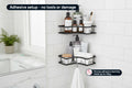 Adhesive Corner Shower Caddy (2 Pack)
