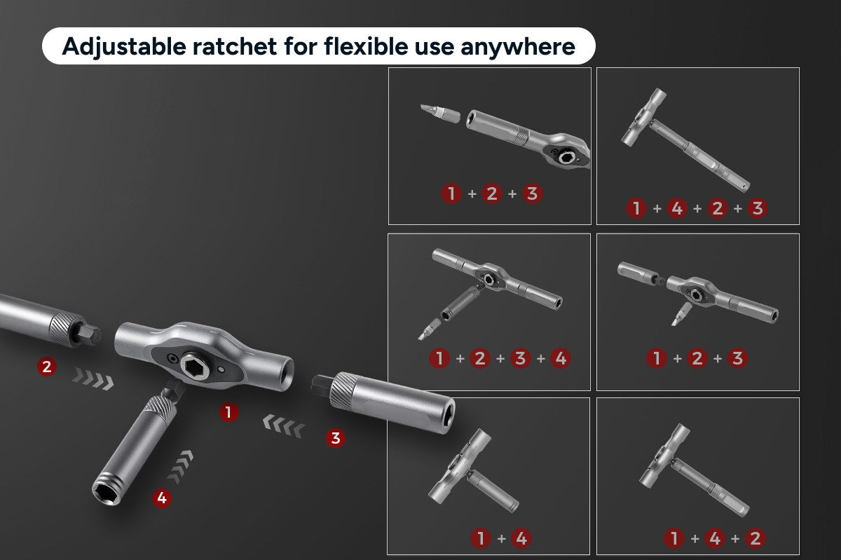 Allen Key Ratchet Set