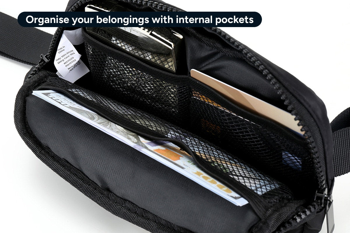Multi-Purpose Belt Bag (Black)