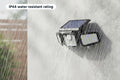 3-Headed Outdoor Solar Motion Sensor Light (2400mAh)