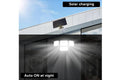 4-Headed Outdoor Solar Motion Sensor Light (333 LED)