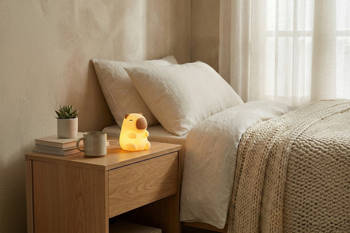 Rechargeable Soft Capybara Night Light