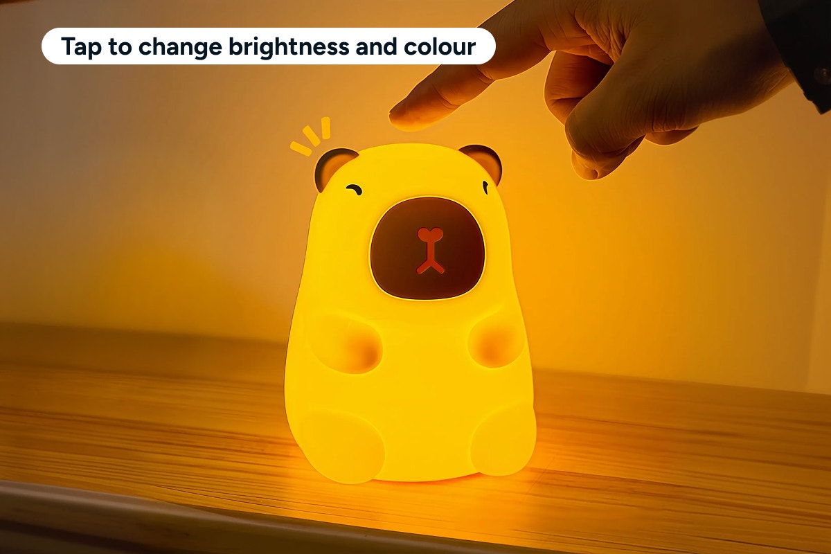 Rechargeable Soft Capybara Night Light