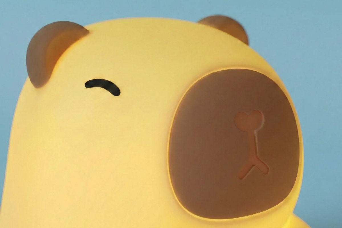 Rechargeable Soft Capybara Night Light