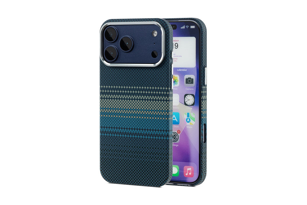 Tech Fabric Case with MagSafe-Compatible Ring for iPhone 17 Pro Max (Midnight Tide)