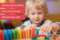1,000 Piece Kids Wooden Dominoes Set