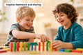 1,000 Piece Kids Wooden Dominoes Set