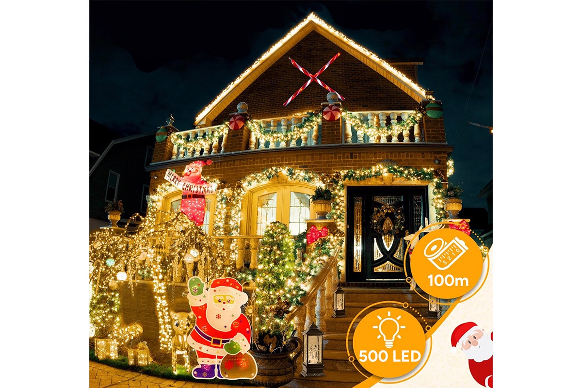500 LED Fairy String Lights 100M (Warm White)