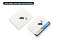 Slim Folio Stand Case for iPad (A16) 10th & 11th Gen (White)