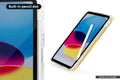 Slim Folio Stand Case for iPad (A16) 10th & 11th Gen (Yellow)