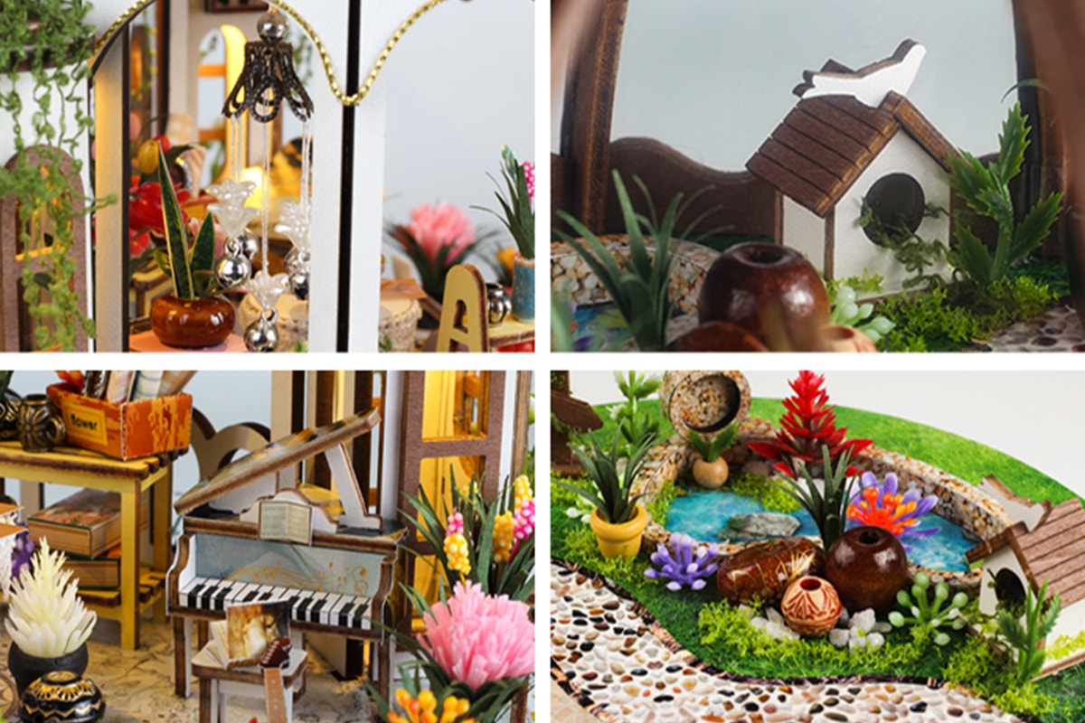 DIY Miniature Garden House Kit
