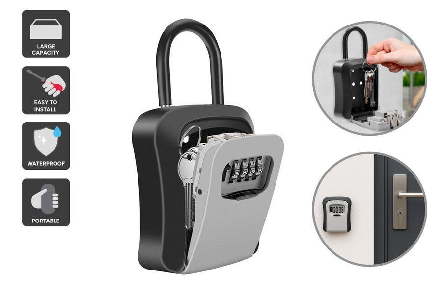 Portable Combination Key Lock Box
