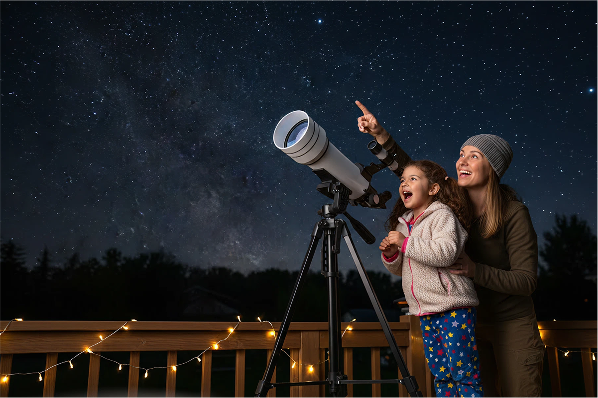 Telescope with Tripod & Smartphone Adapter