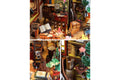 DIY Miniature Book Shop Kit with Music Box