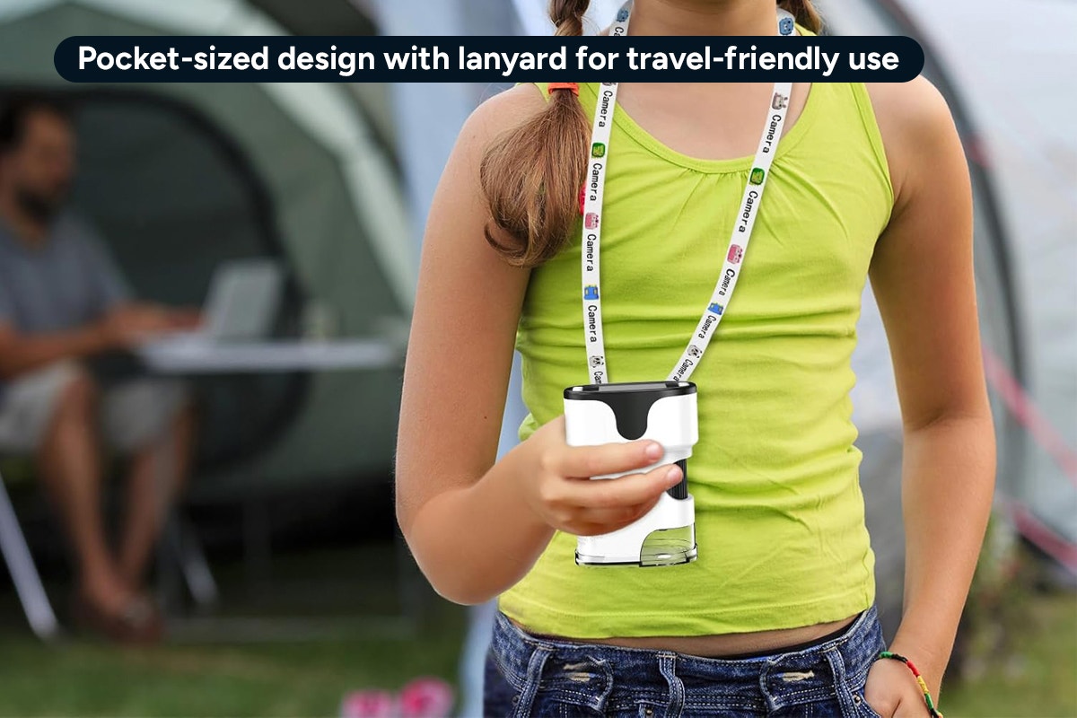 Kids Portable Handheld Microscope with Memory Card