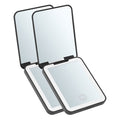Rechargeable LED Compact Mirror (2 Pack)