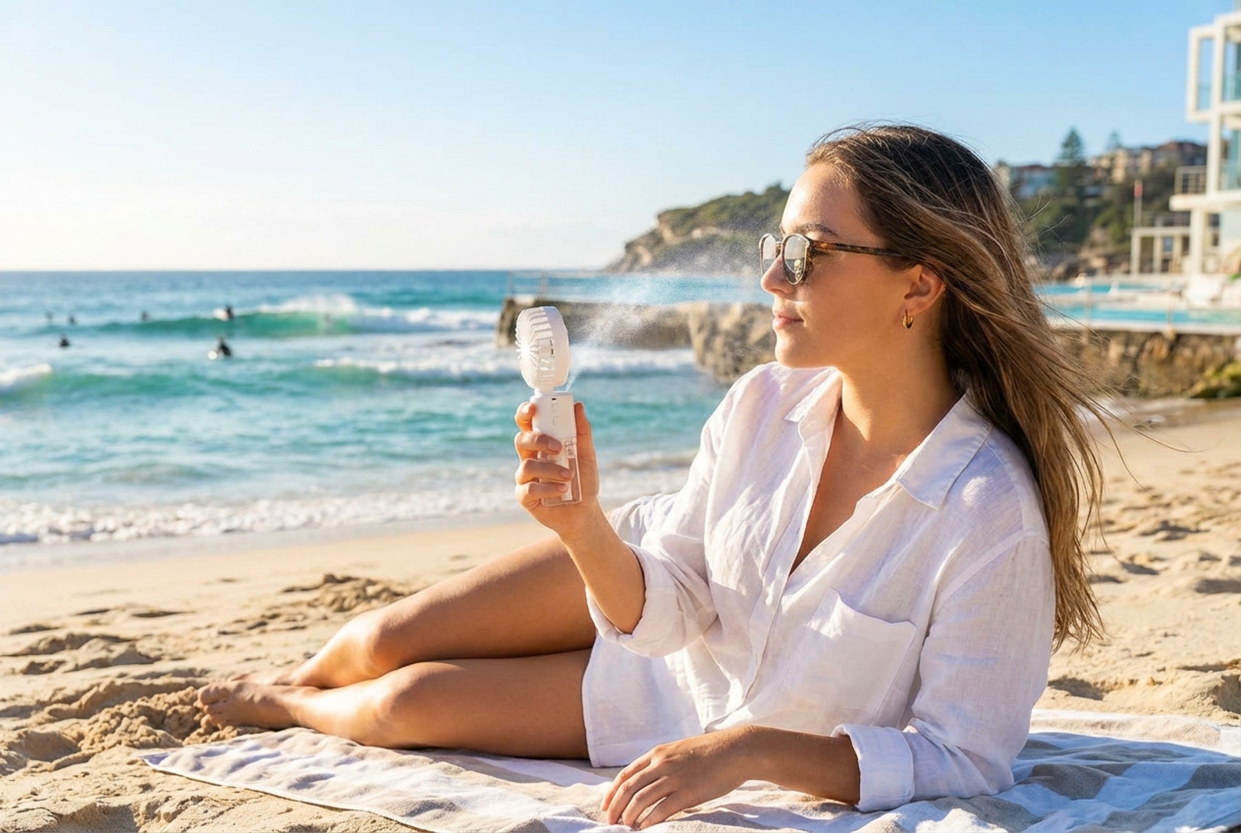 Portable Handheld Misting Fan