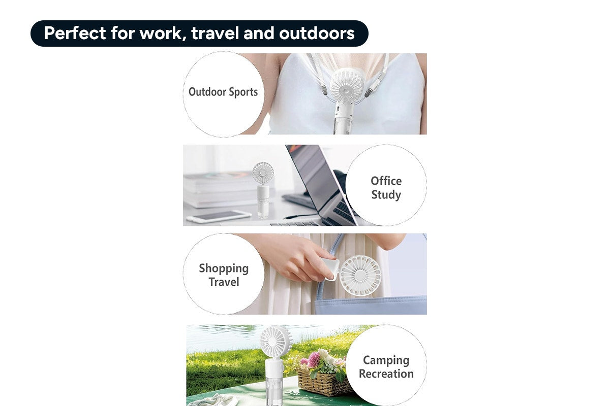 Portable Handheld Misting Fan