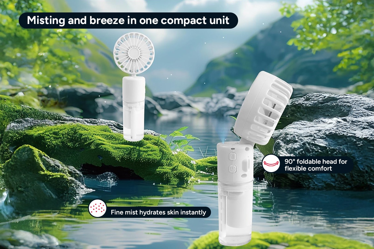 Portable Handheld Misting Fan