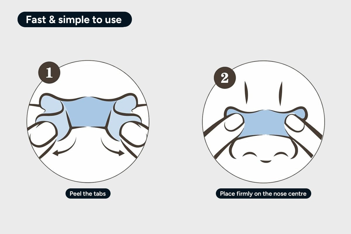 Sport & Anti-Snoring Nose Strips (120 Pack)