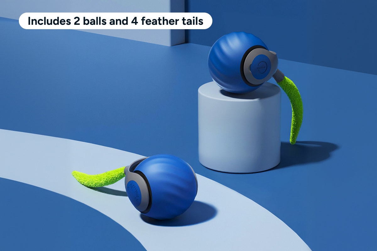 Automatic Toy Ball for Pets (2 Pack)