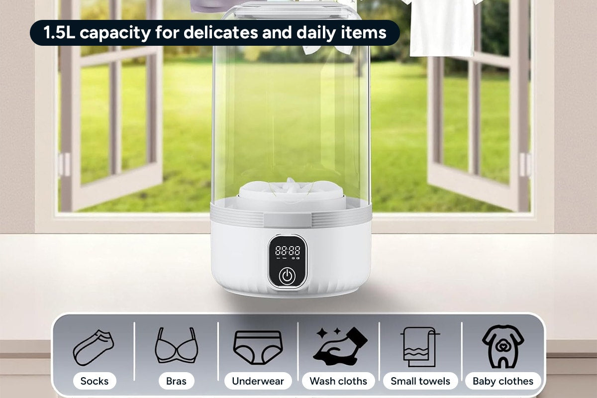 1.5L Portable Mini Washing Machine