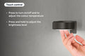 Rechargeable Wall-Mounted Magnetic Lights with Remote Control (3 Pack)