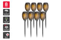 Solar Flame Torch Light (8 Pack)