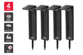 Outdoor Solar Landscape Pathway Lights (4 Pack)