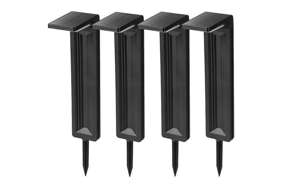Outdoor Solar Landscape Pathway Lights (4 Pack)