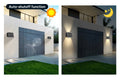 Solar Square Outdoor Wall Lights (4 Pack)