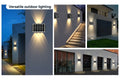 Solar Square Outdoor Wall Lights (4 Pack)