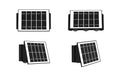 Solar Square Outdoor Wall Lights (4 Pack)