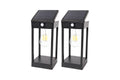 Solar Wall Sconce Light with Bulb (2 Pack)