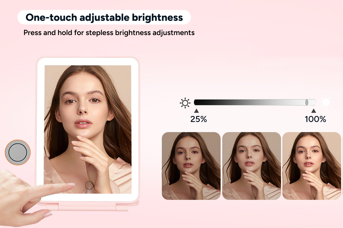 LED Compact Portable Mirror