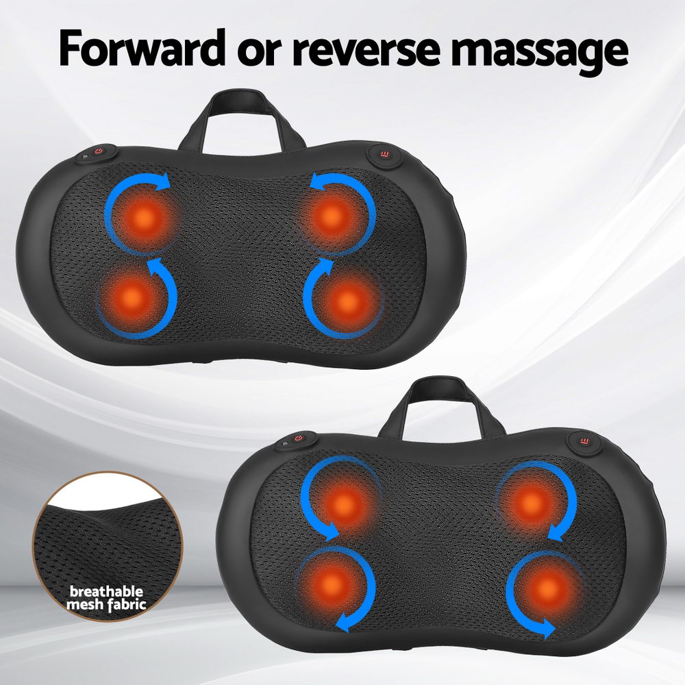 Livemor Neck Massager with Heat, Kneading, 34cm x 12cm x 17cm, USB Charging - SuperSaverAU - view 6