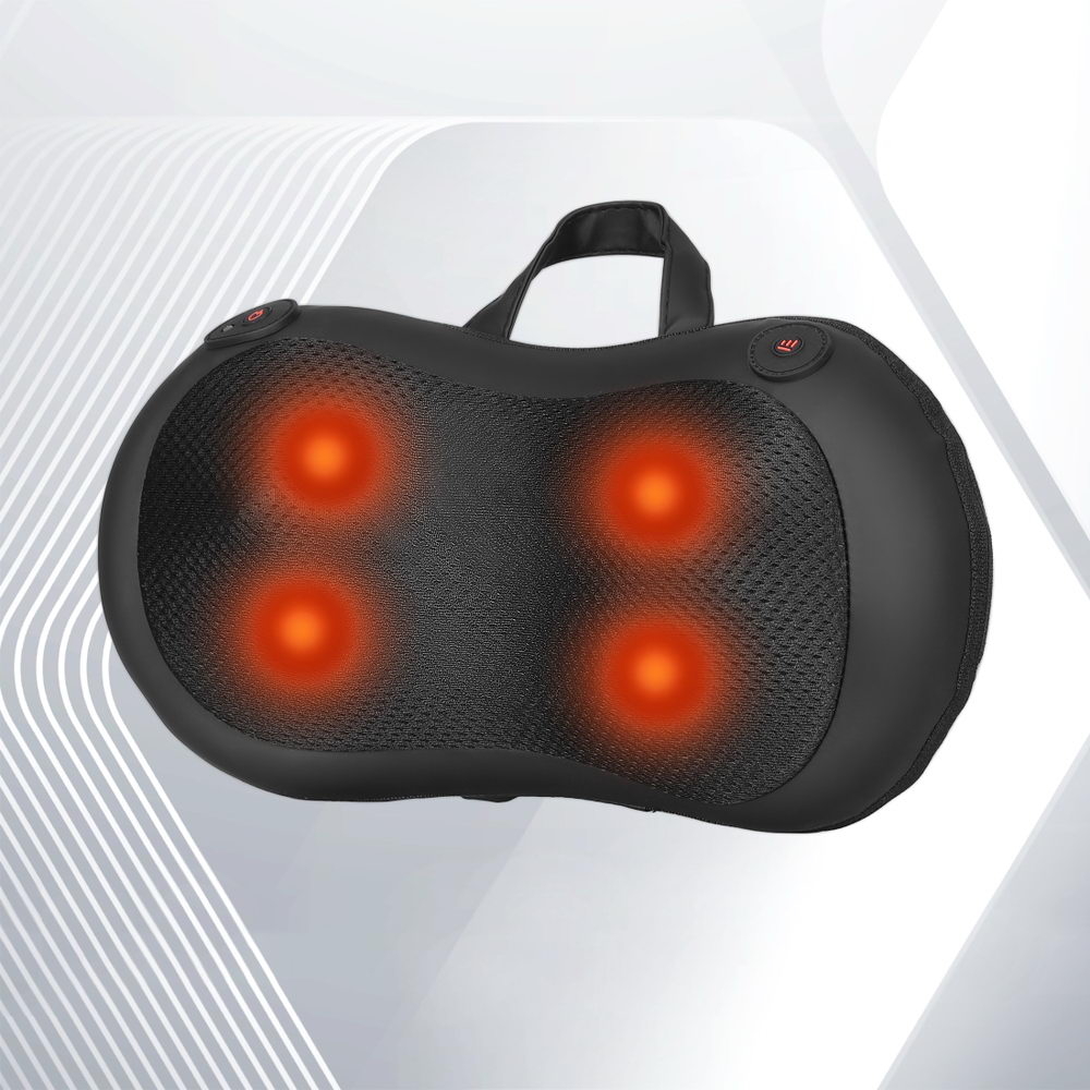 Livemor Neck Massager with Heat, Kneading, 34cm x 12cm x 17cm, USB Charging - SuperSaverAU - view 8