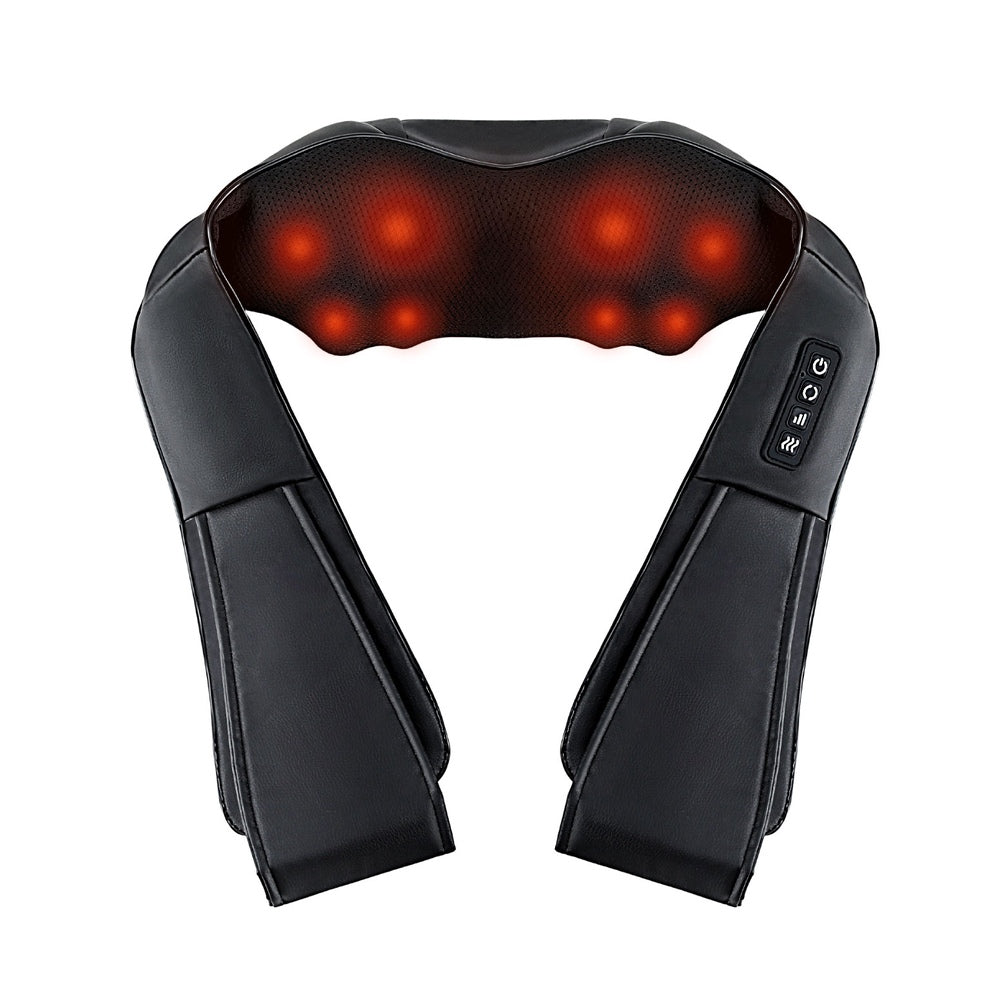 Livemor Neck Massager 45cm with 8 Massage Nodes, Heating Function, Auto-Off - SuperSaverAU - view 1