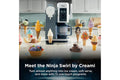 Ninja Swirl by CREAMi Soft Serve and Ice Cream Machine (Platinum Silver)