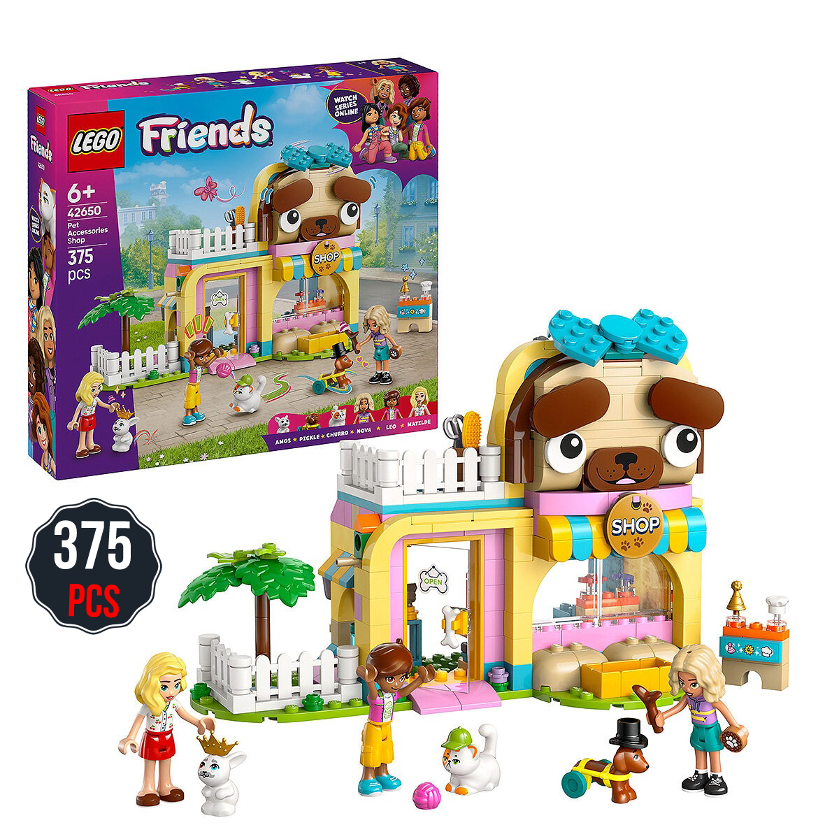 LEGO Friends Pet Accessories Shop Toy Building Playset 42650