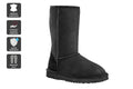 UGG Outback Premium Australian Sheepskin Long Classic Boot (Black, Size 12M/13W US)