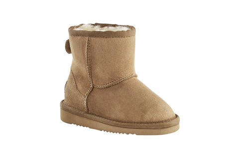 UGG Outback Kid's Premium Australian Sheepskin Classic Boot (Chestnut, Size 3-4 US)