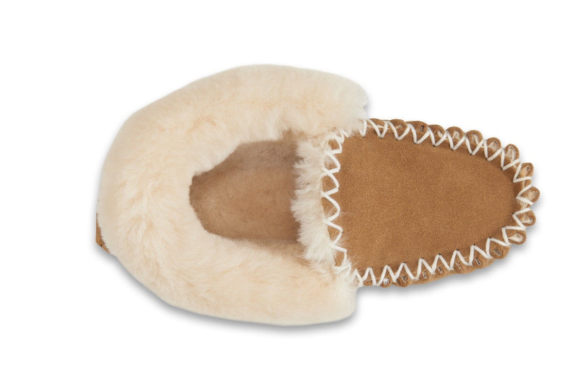UGG Outback Premium Australian Sheepskin Moccasin Slipper (Chestnut, Size 13M/14W US)