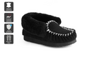 UGG Outback Premium Australian Sheepskin Moccasin Slipper (Black, Size 10M/11W US)