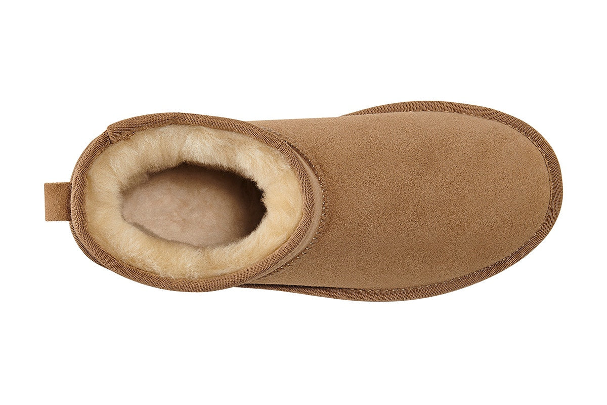 UGG Outback Premium Australian Sheepskin Mini Classic Boot (Chestnut, Size 13M/14W US)