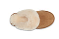 UGG Outback Premium Australian Sheepskin Platform Scuff Slides (Chestnut, Size 10M/11W US)