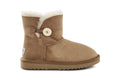UGG Outback Premium Australian Sheepskin Short Button Boot (Chestnut, Size 13M/14W US)